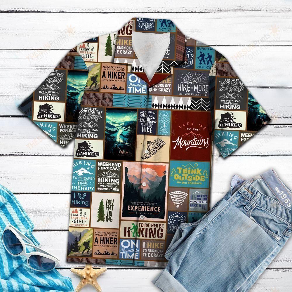 Hike More Colorful Amazing Design Hawaiian Shirt For Men Women