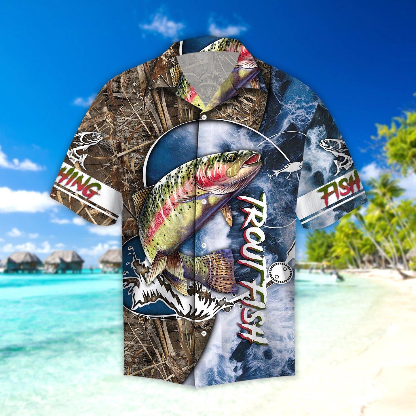 Life Trout Fishing Hawaiian Shirt For Men Women