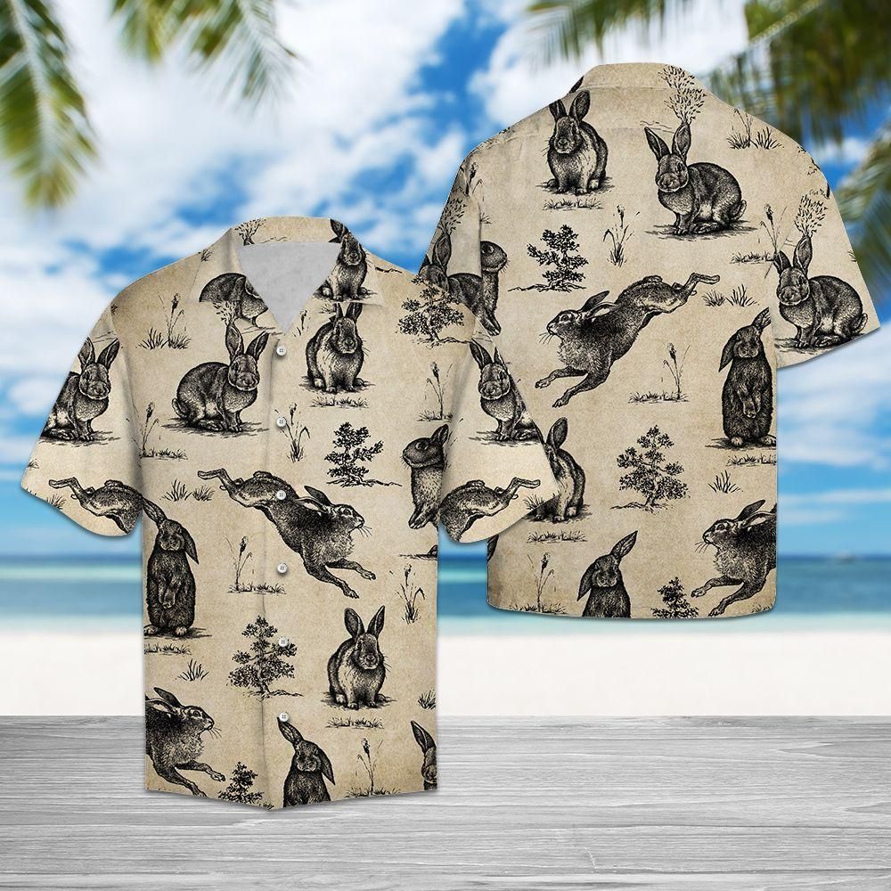 Rabbit Tan Unique Design Hawaiian Shirt For Men Women