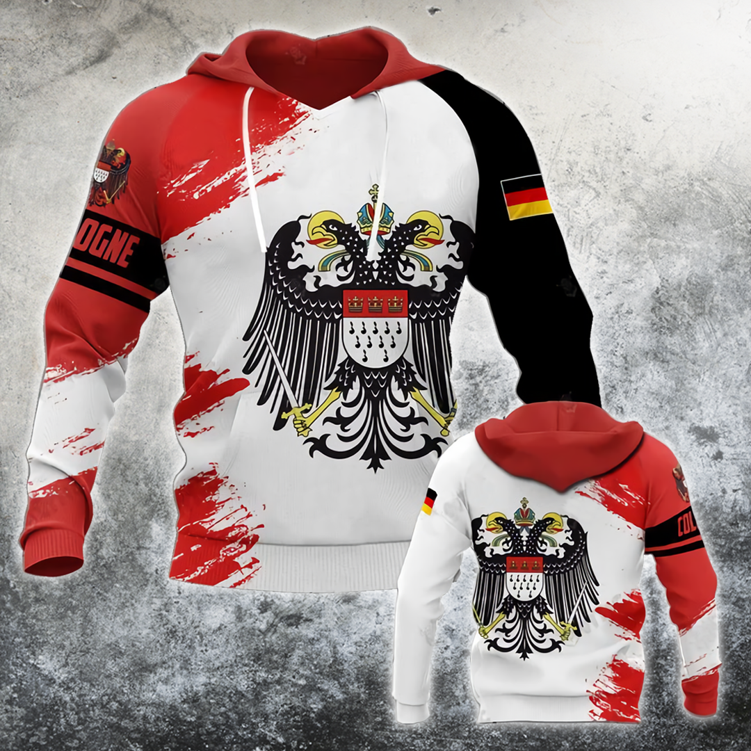 Cologne Army All Over Printed Unisex Hoodie
