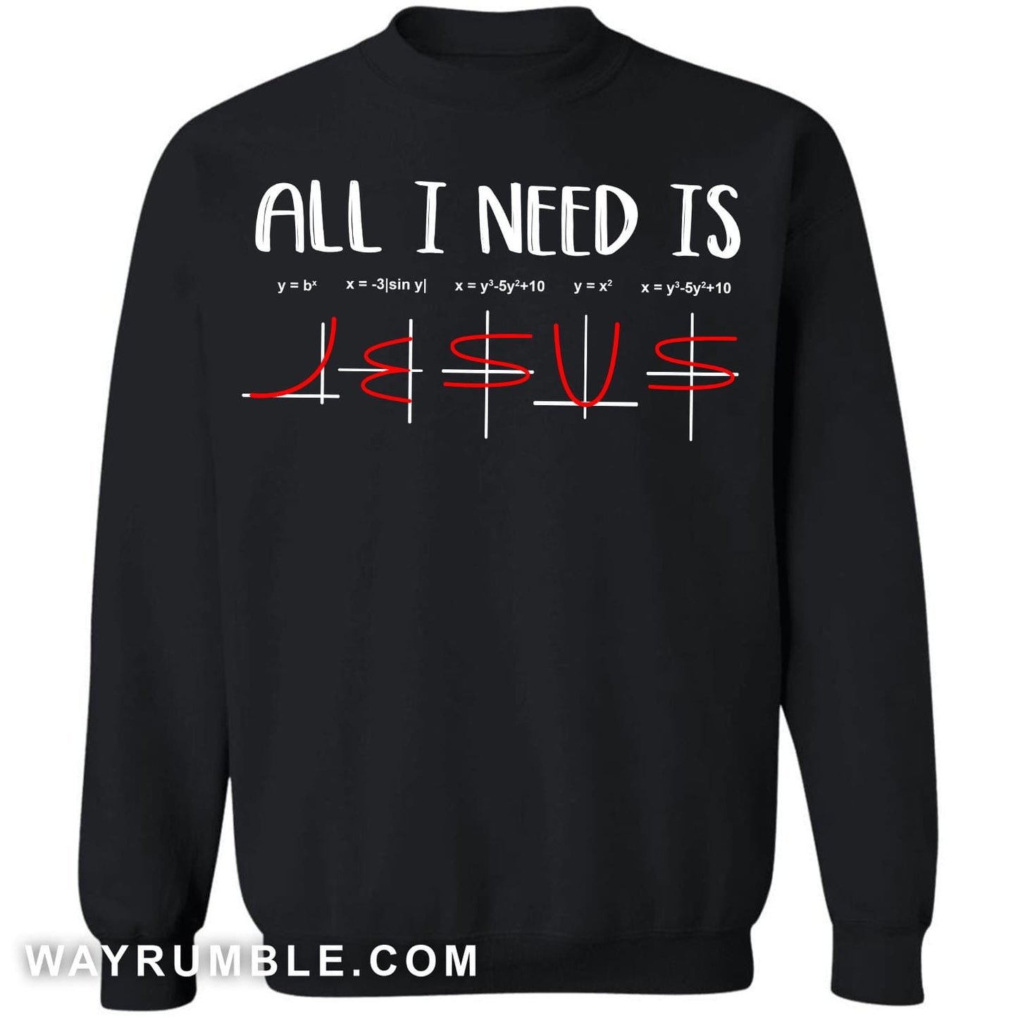 Jesus, Math - All I need is Jesus Apparel