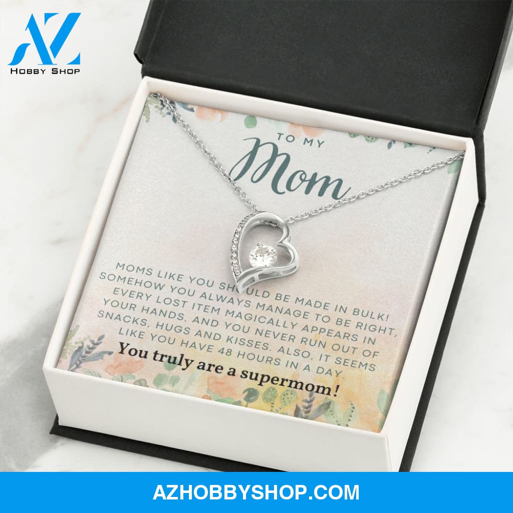 Mom - Supermom - Forever Love Necklace