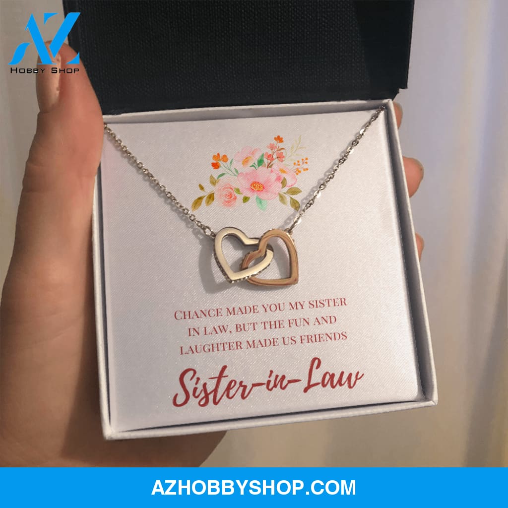 Sister in Law - Special Connection - Interlocking Hearts Necklace