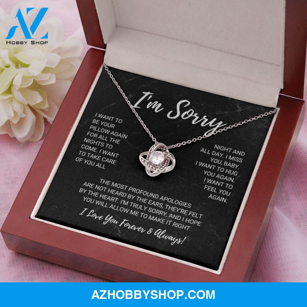 Soulmate - I'm Sorry - Love Knot Necklace