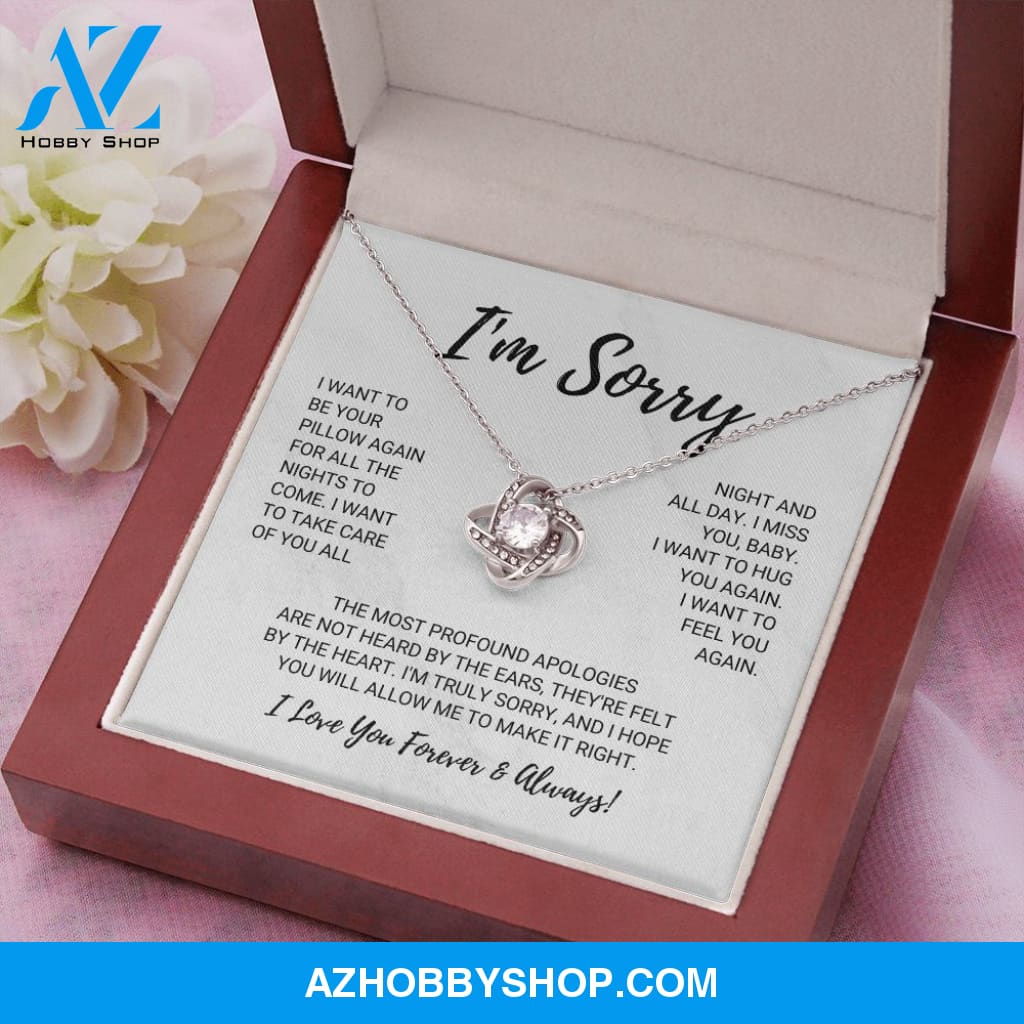 Soulmate - I'm Sorry - Love Knot Necklace