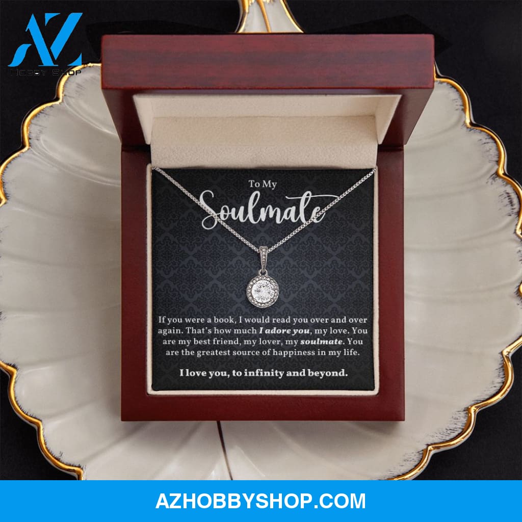 Soulmate - Source Of Happiness - Eternal Hope Silver Necklace