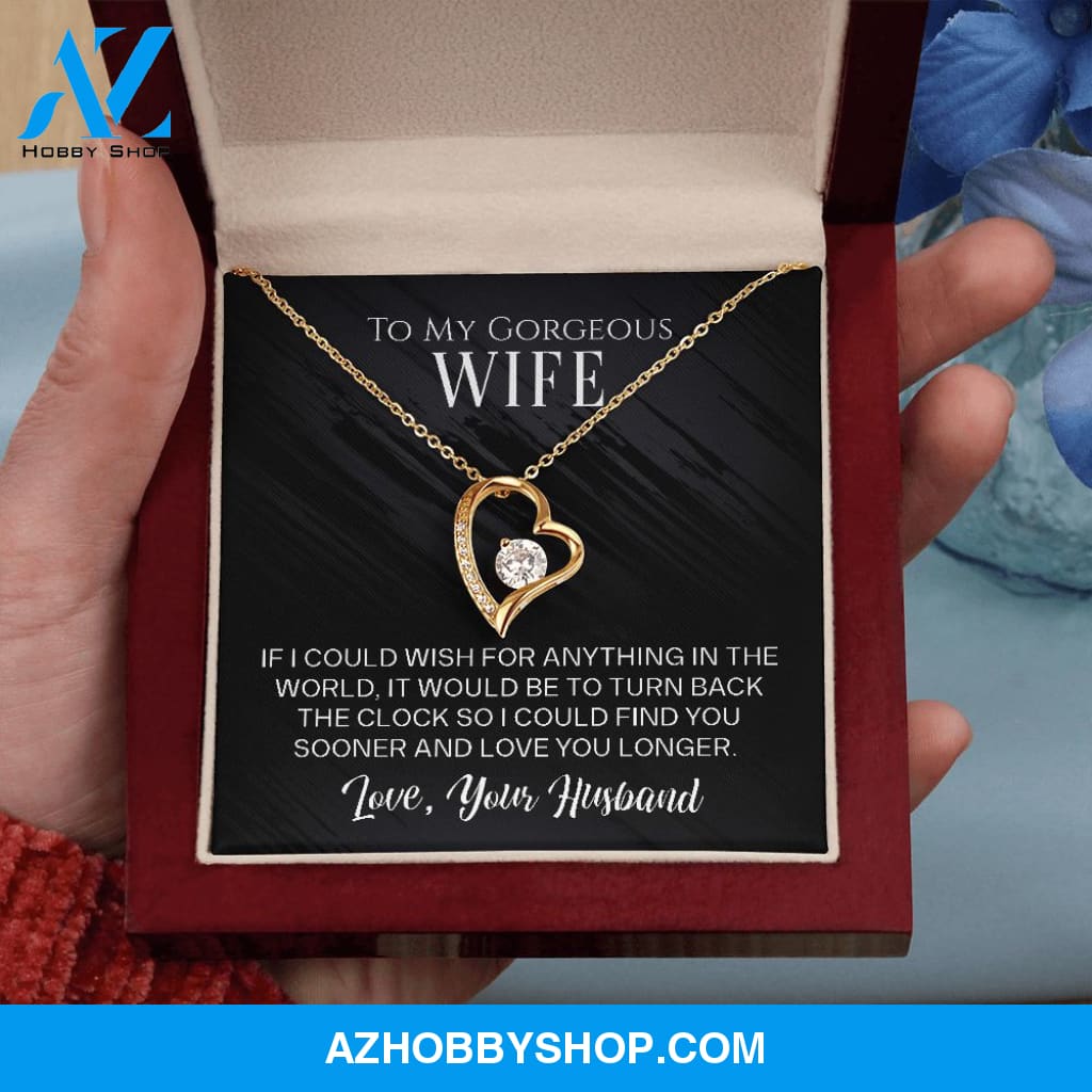 To My Gorgeous Wife - Forever Love Necklace