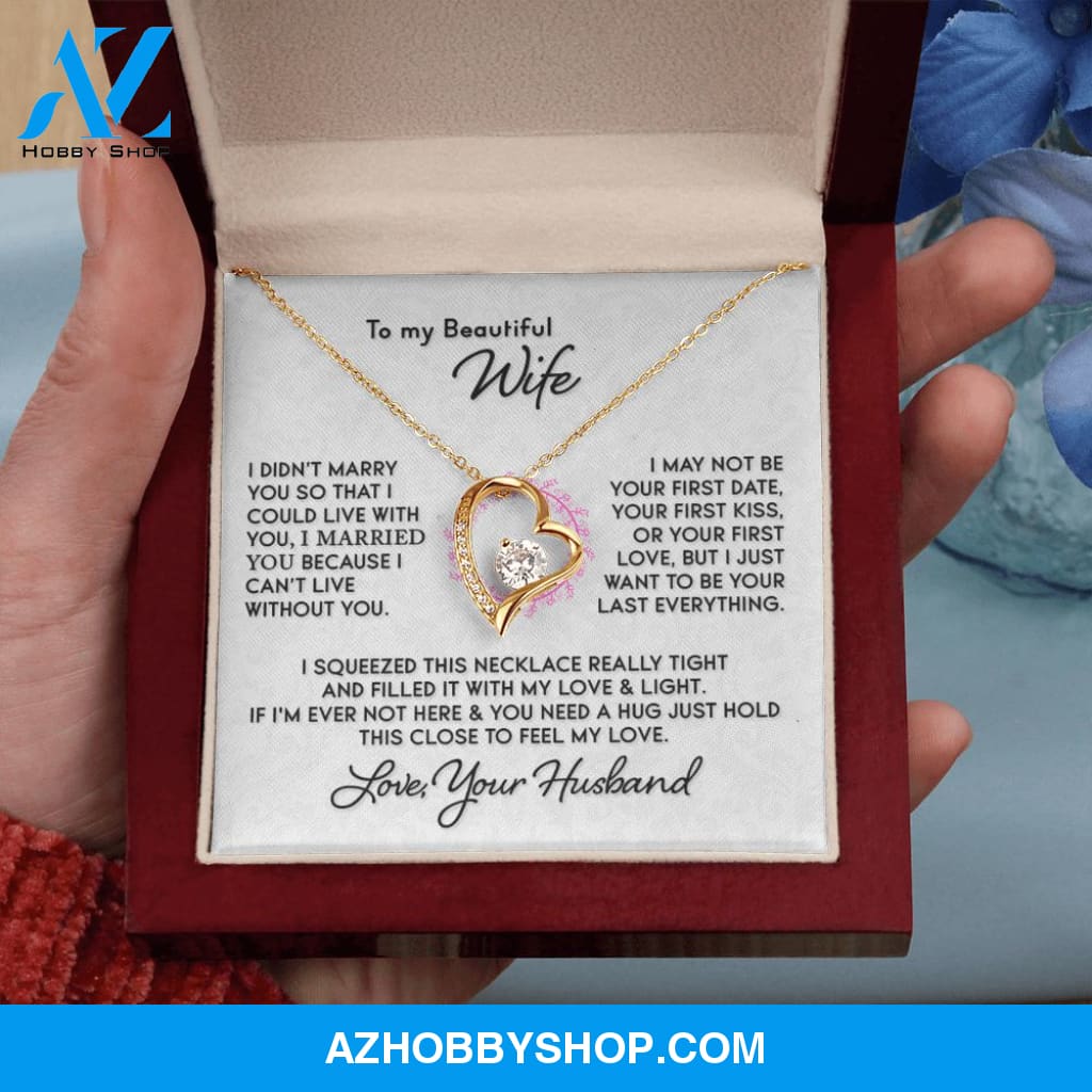 To My Wife Necklace From Husband