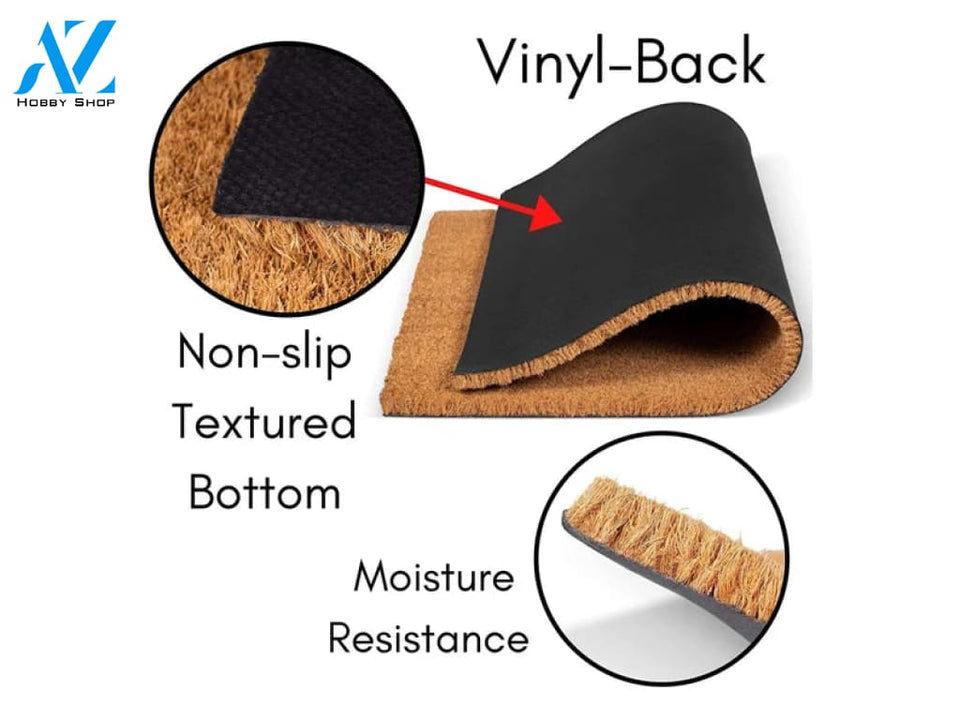 Welcome Glad To See Your Back - Chiropractor / Physiotherapy Funny Door Mat - Business Gift