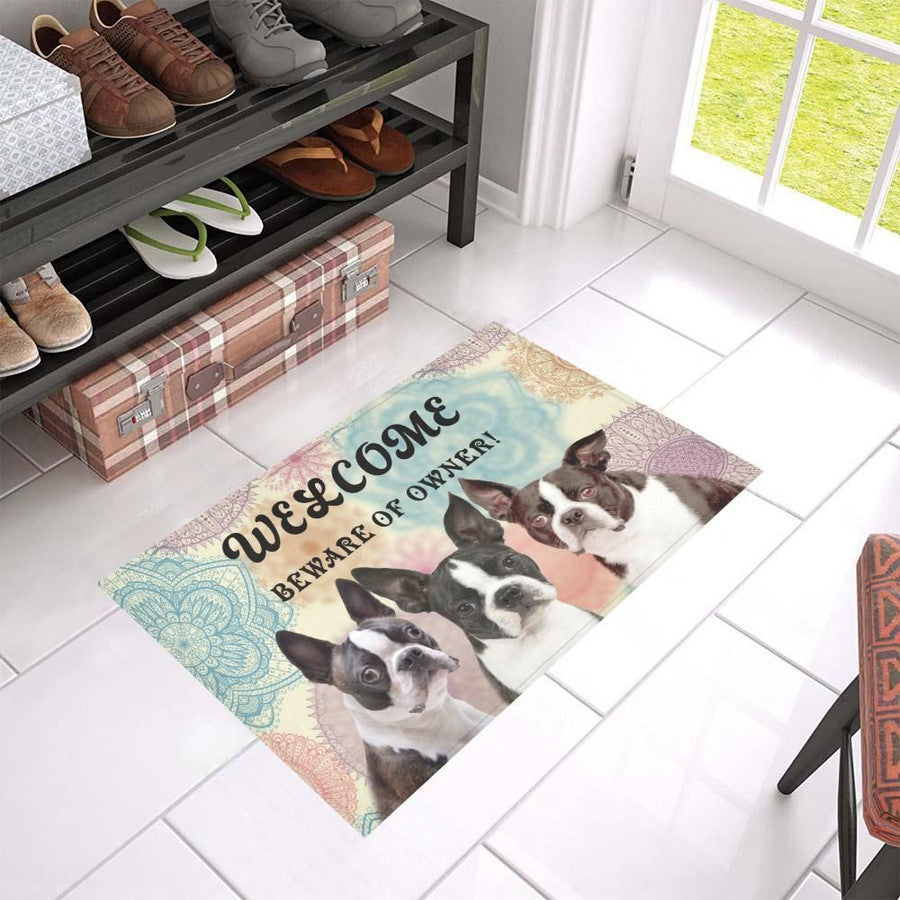 Boston Terrier Doormat