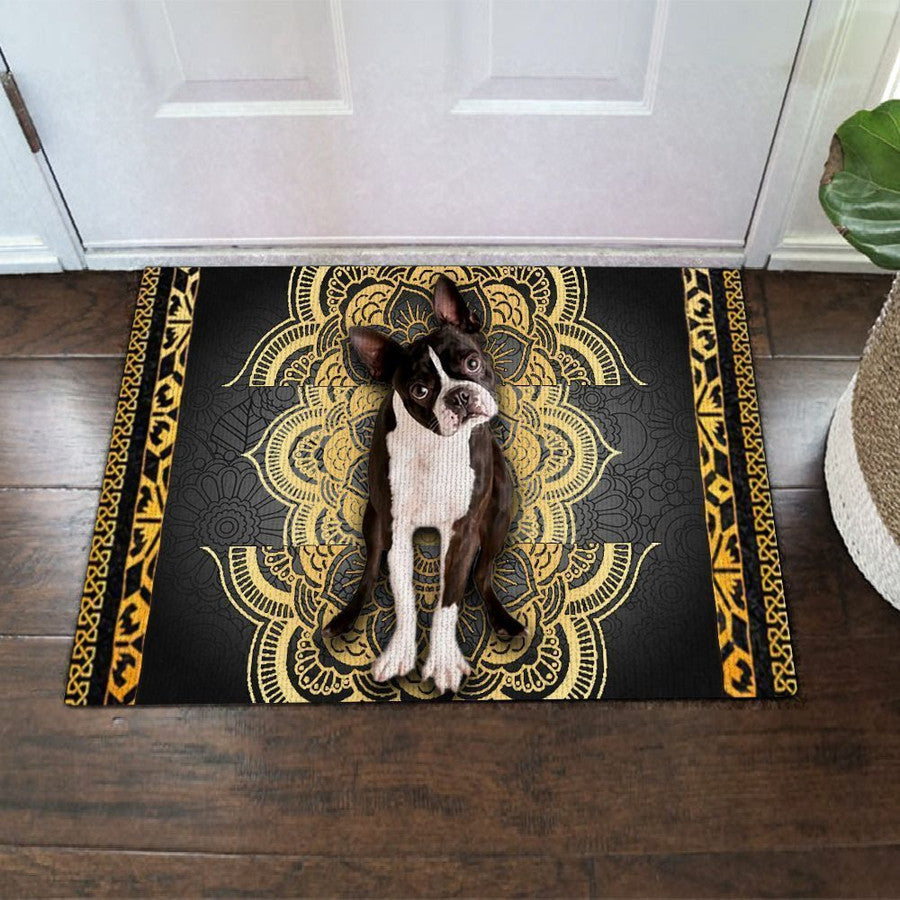 Boston Terrier Doormat