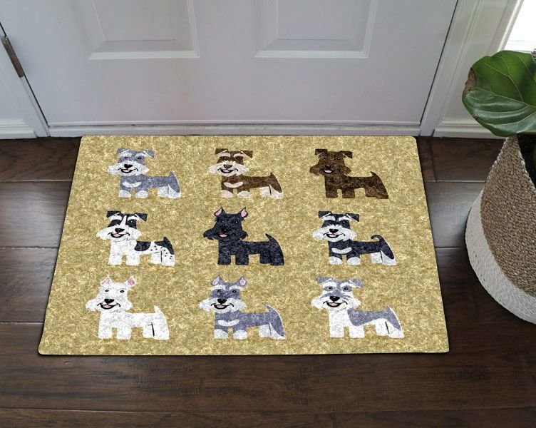Miniature Schnauzer Doormat
