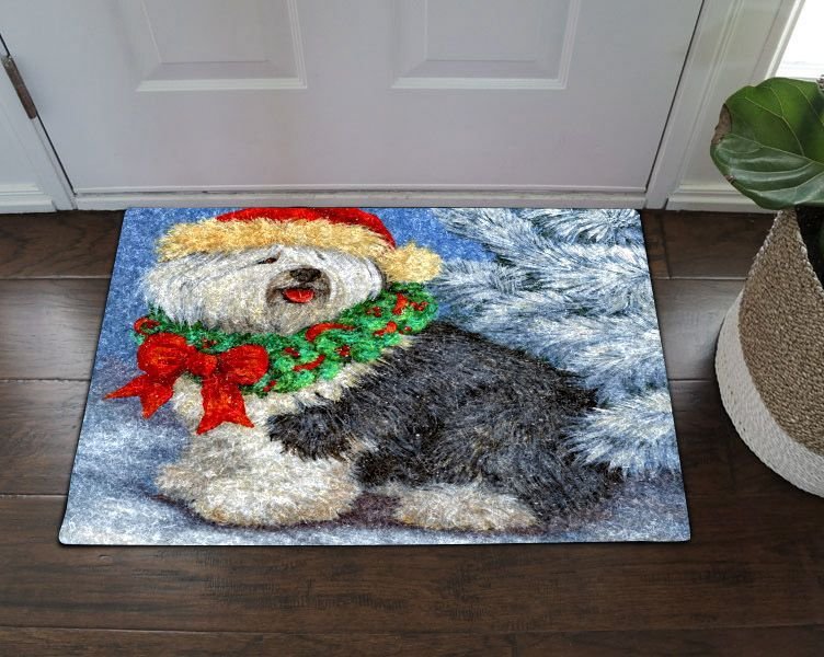 English Sheepdog Doormat
