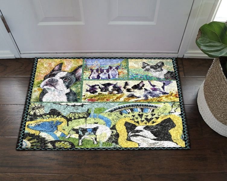 Boston Terrier Dog Doormat