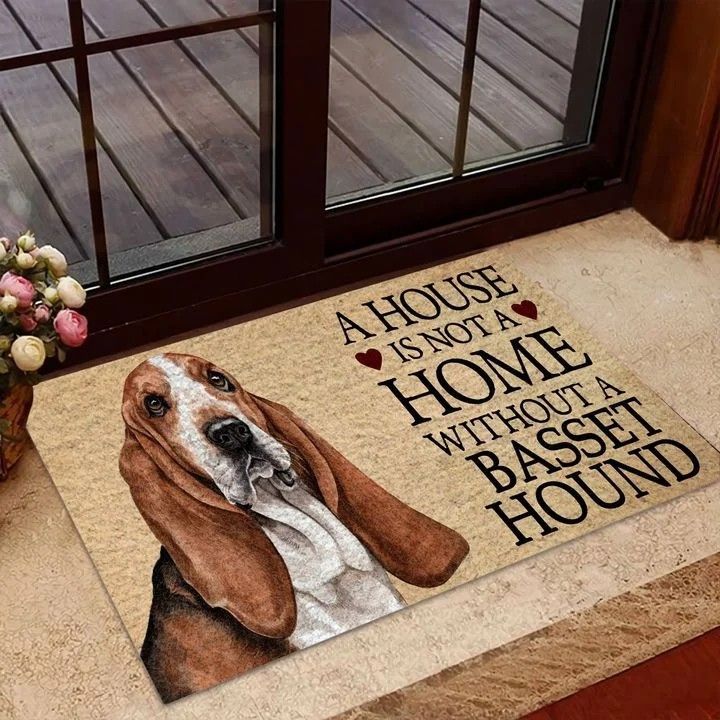 Basset Hound Home Doormat