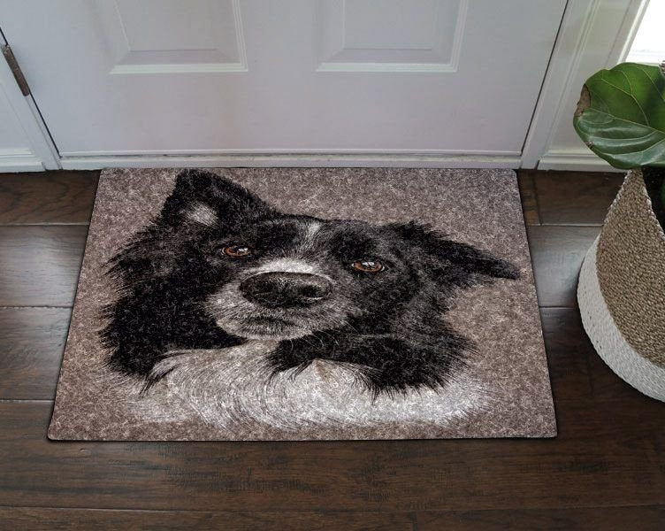 Border Collie Doormat