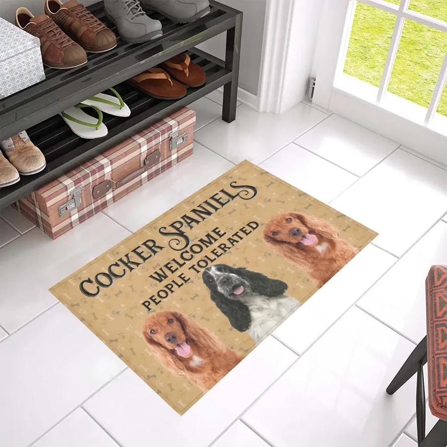 Cocker Spaniel Welcome Doormat