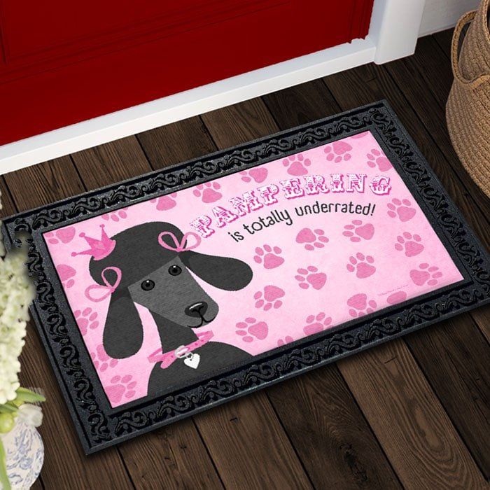 Pampered Poodle Doormat