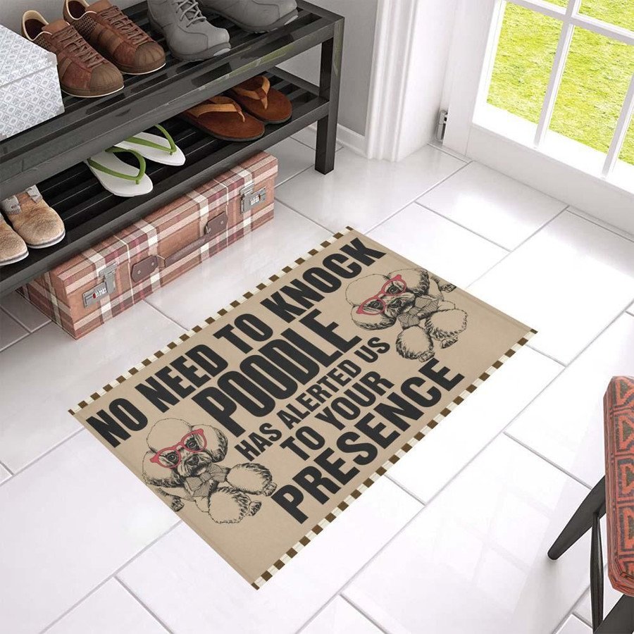 Poodle Knock Doormat