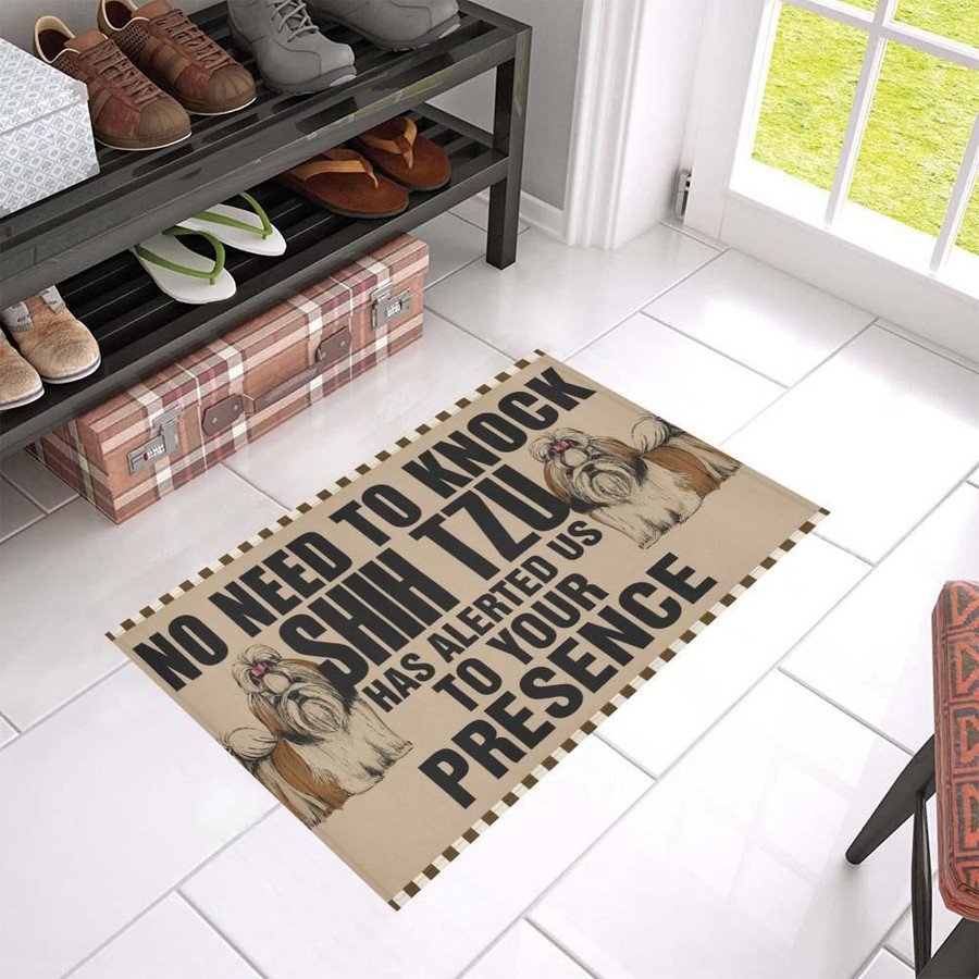 Shih Tzu Knock Doormat