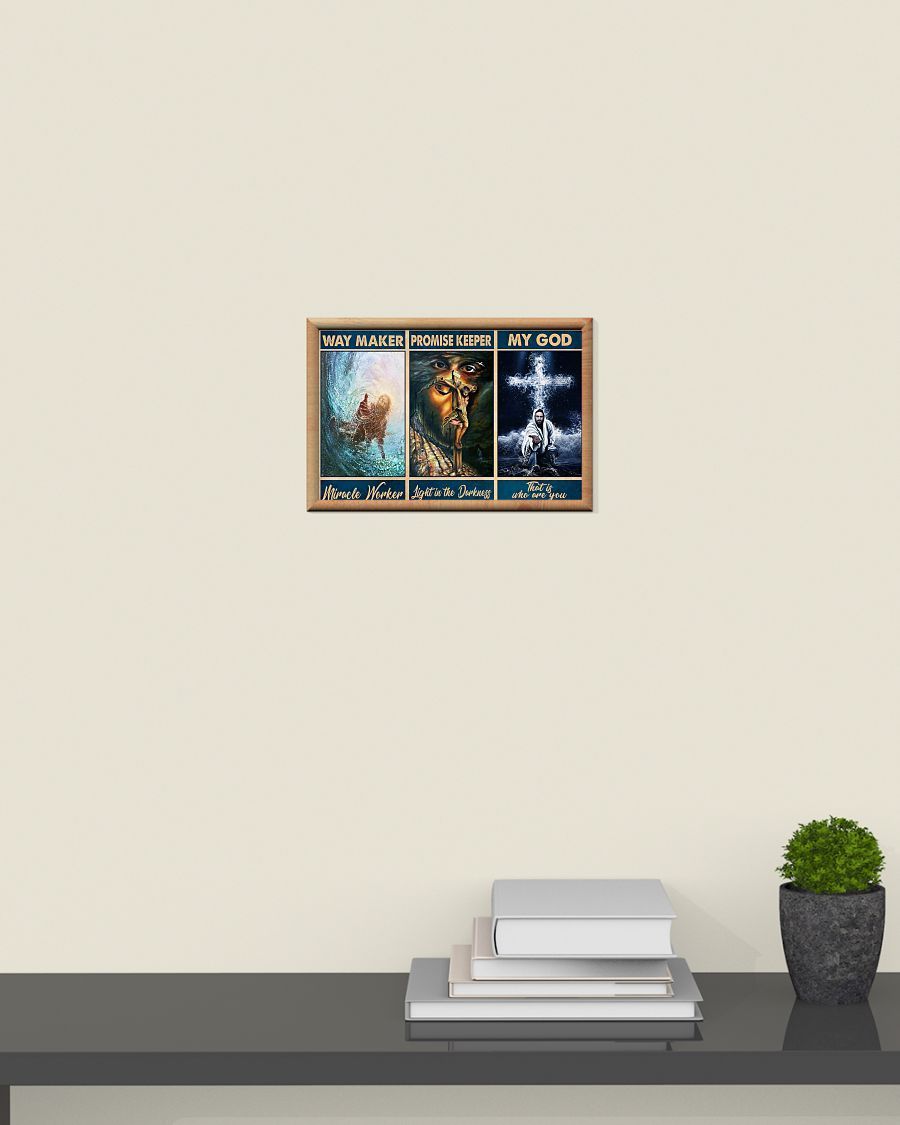 God Way Marker Easter Canvas And Poster, Wall Decor Visual Art, Wall Poster, My Poster Wall