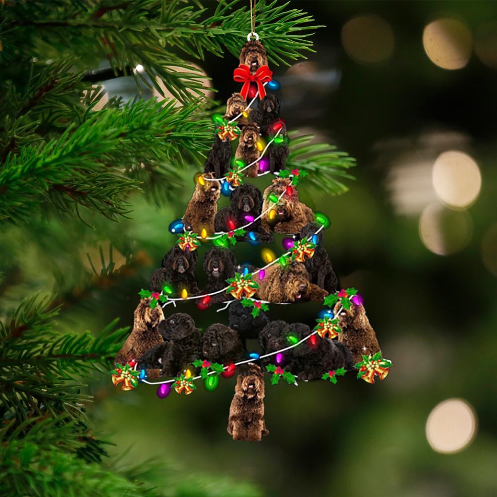Barbet-Christmas Tree Lights-Two Sided Ornament