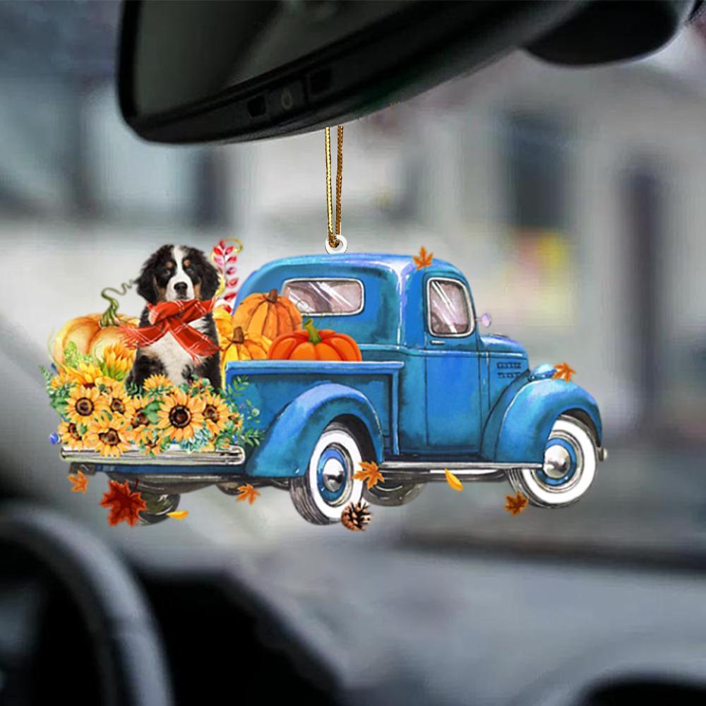 Bernese Mountain Dog 1-Little Pumpkin-Two Sided Ornament