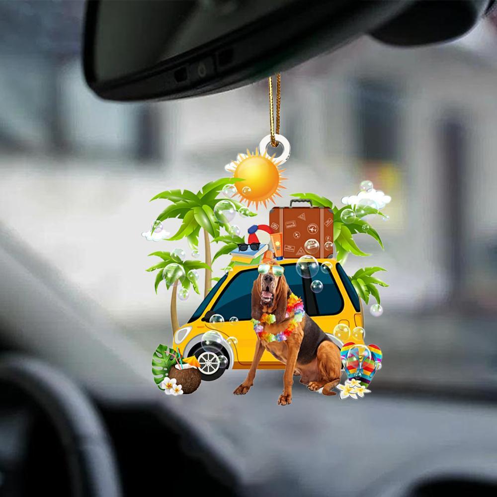 Bloodhound-Nice Summer-Two Sided Ornament