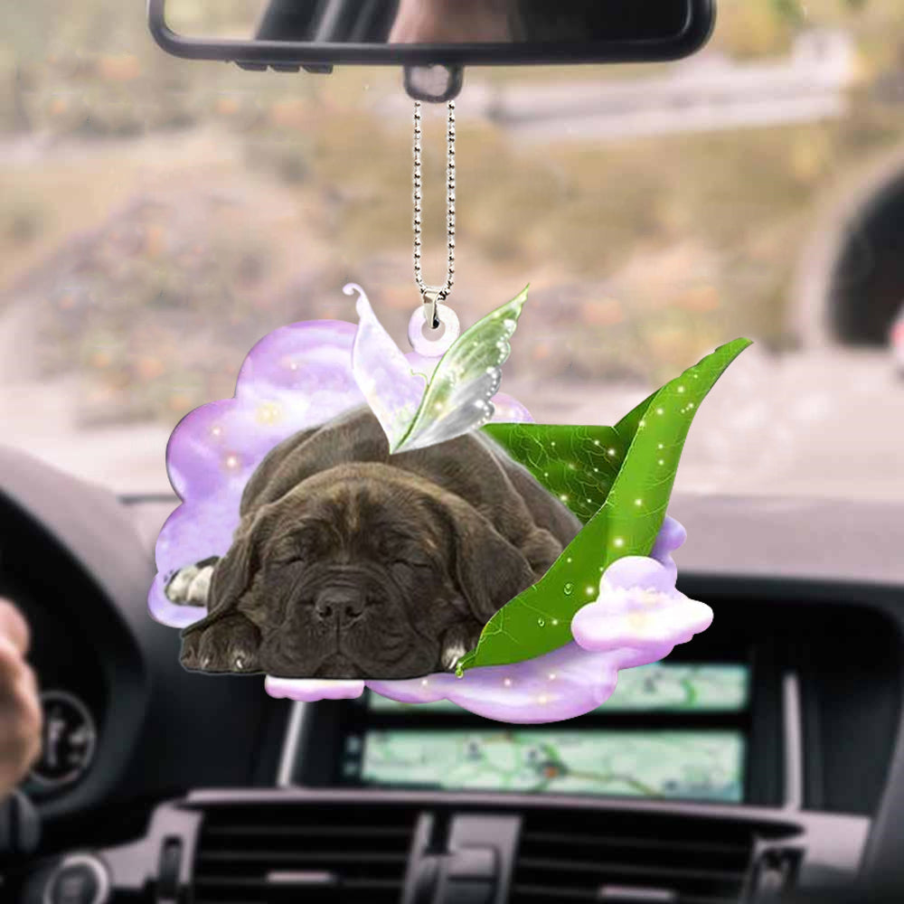Cane Corso-Sleep On Fallen Leaves-Two Sided Ornament