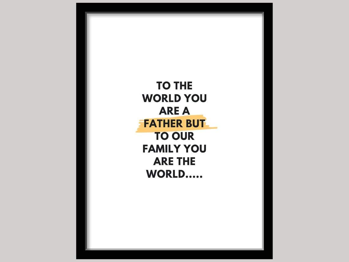 Father's Day Canvas And Poster, Canvas Wall Art, Wall Decor Visual Art, Gift Father's Day