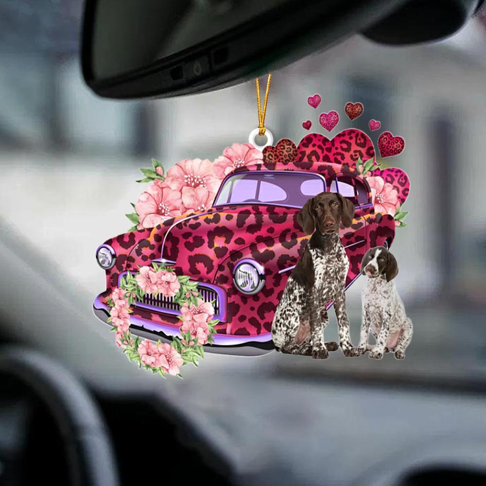 German Shorthaired Pointe-Make My Life-Two Sided Ornament