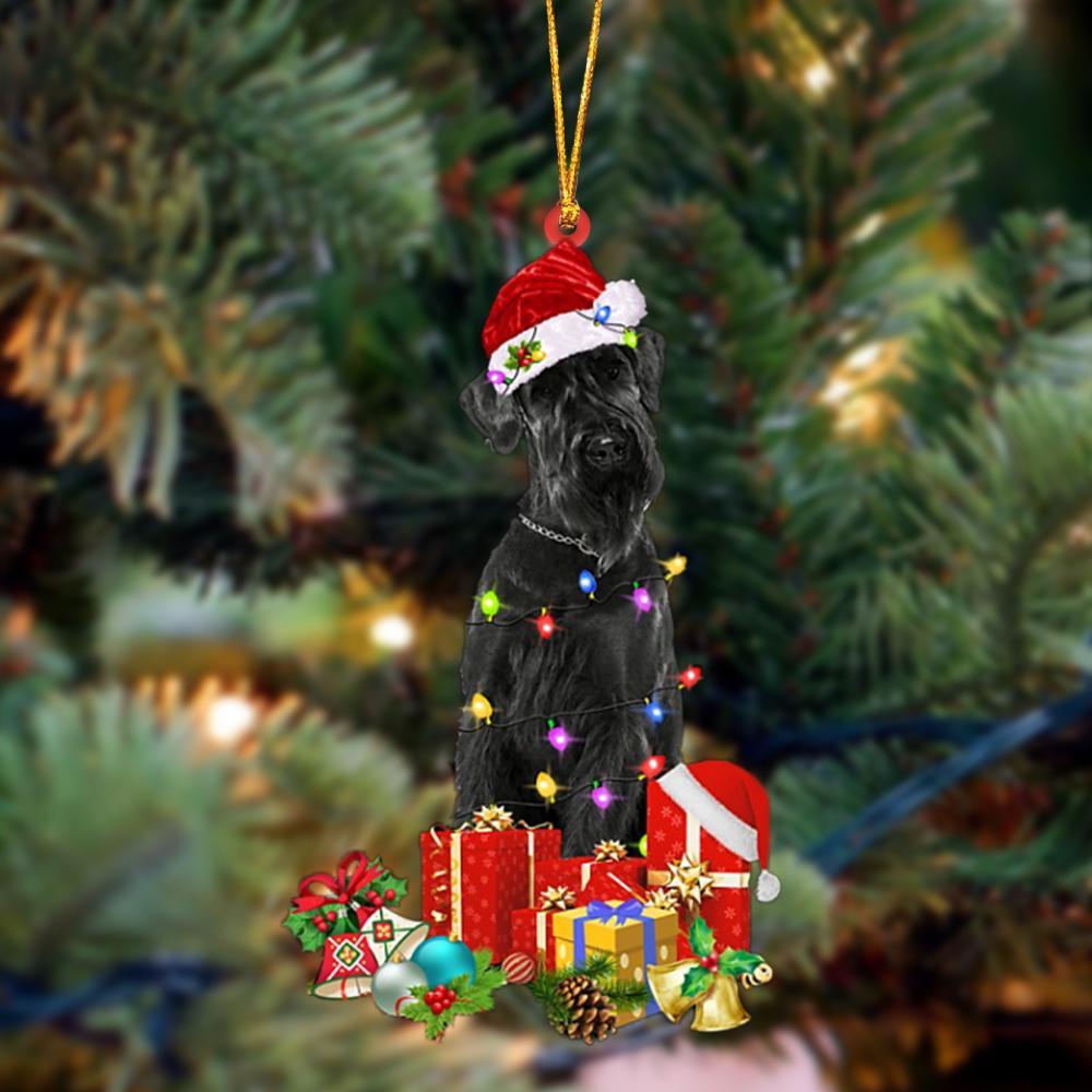 Giant Schnauzer-Dog Be Christmas Tree Hanging Ornament