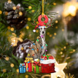 Greyhound Cattle Christmas Shape Ornament
