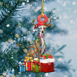 Greyhound Cattle Christmas Shape Ornament
