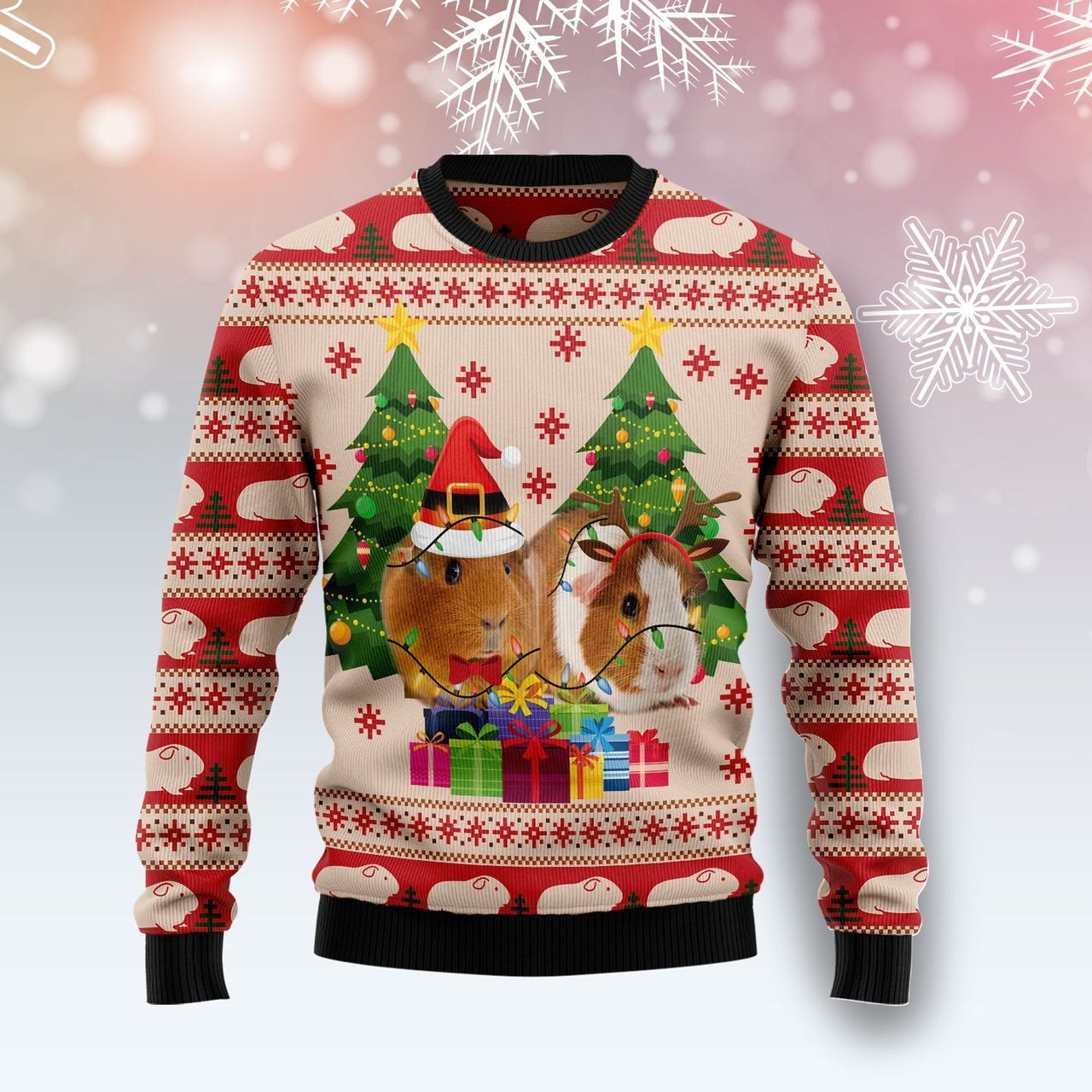 Guinea Pig Love Xmas Ugly Christmas Sweater