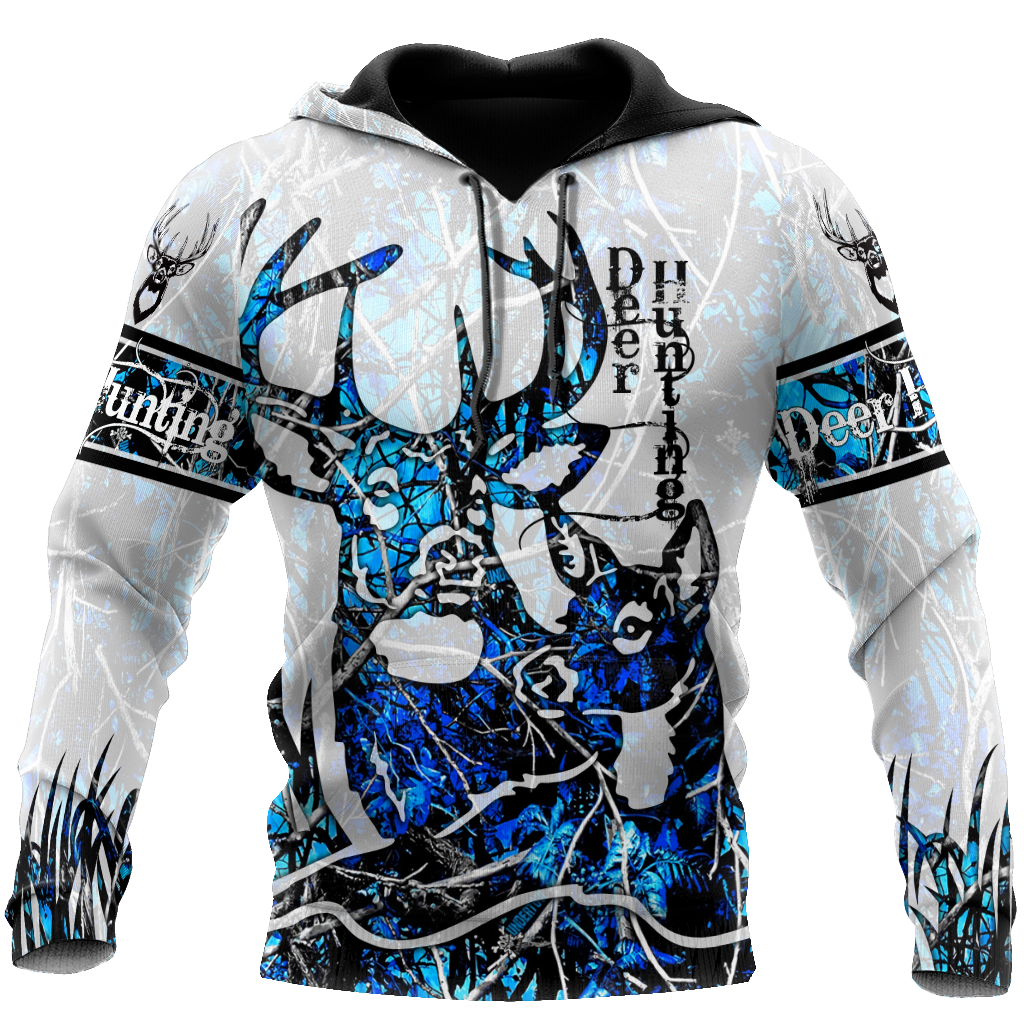 Hunting Gifts Deer Hunting Gifts All Over Printed Deer Hunting US Unisex Size Hoodie