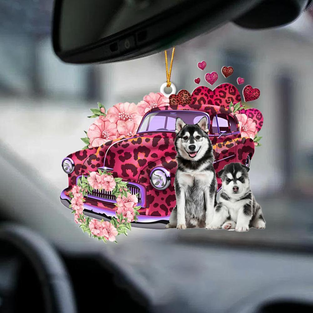 Husky-Make My Life-Two Sided Ornament