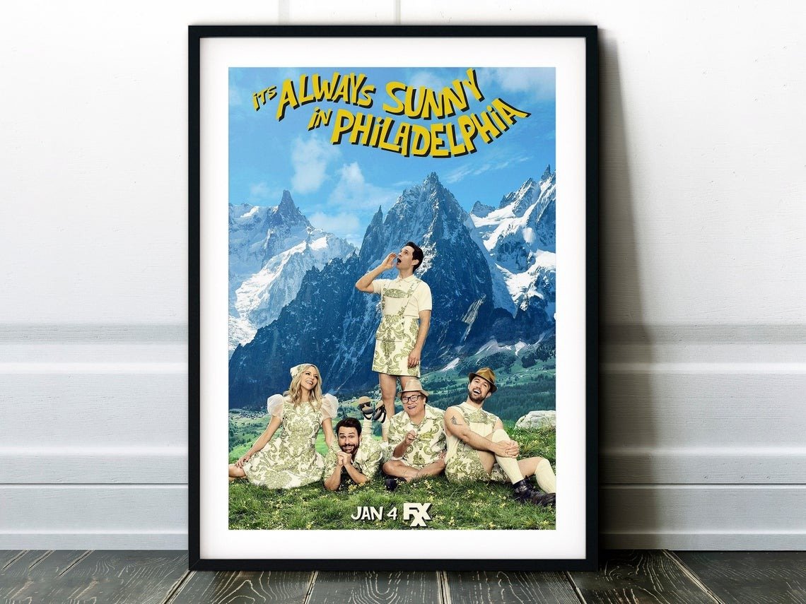 It's Always Sunny In Philadelphia Season 12 TV Series Canvas And Poster, Canvas Prints, Wall Decor Visual Art