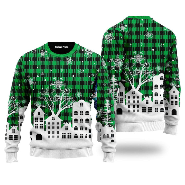 Light Up Christmas Tonight Pattern Ugly Christmas Sweater