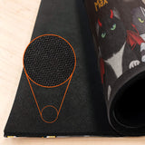 Little Meownsters Live Here - Personalized Doormat - Halloween Gift For Cat Lovers