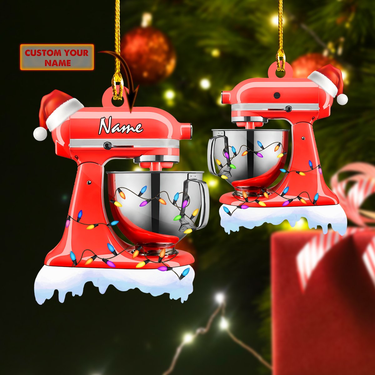 Custom Shaped Ornament - BAKING 043 - DAT93 Car Ornament