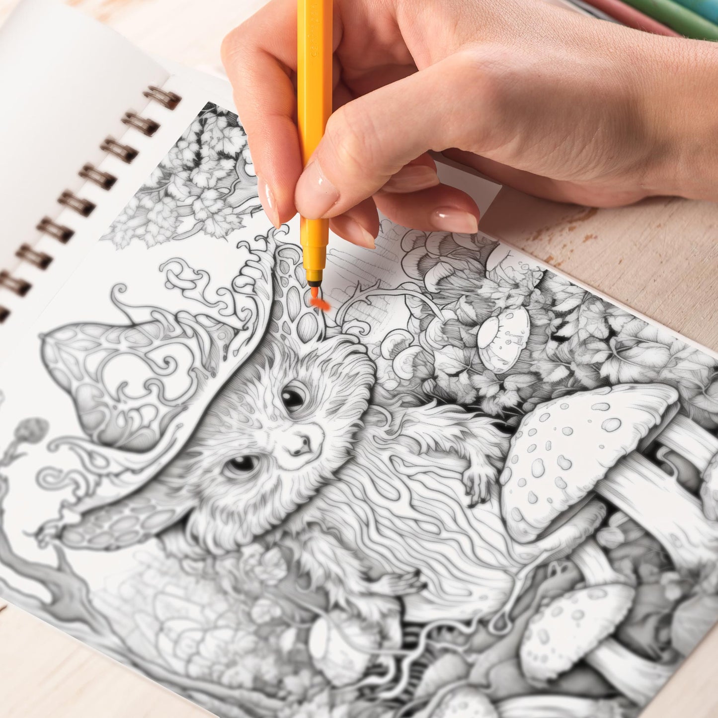 Mythical Creatures Coloring Book: Unleash Your Creativity with 30 Coloring Pages, Bringing Mythical Creatures to Life with Vibrant Colors