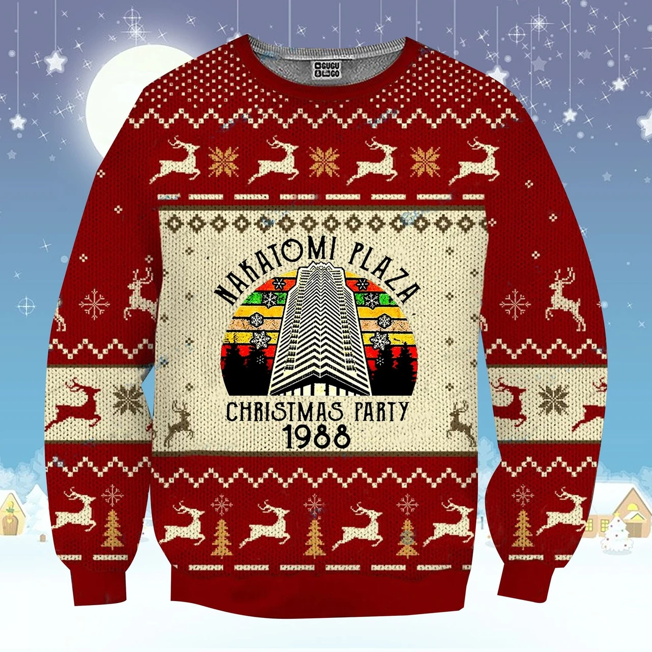 Nakatomi Plaza Ugly Christmas Sweater