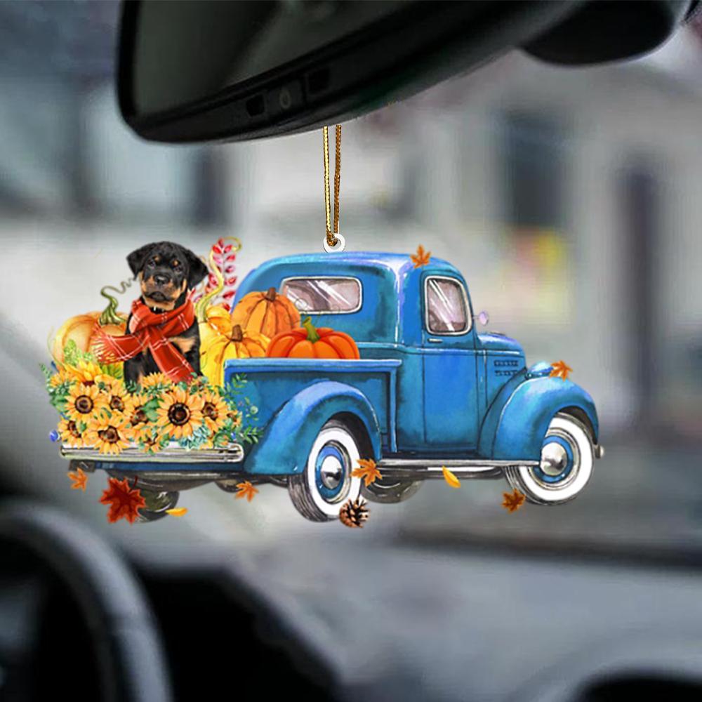 Rottweiler 1-Little Pumpkin-Two Sided Ornament