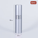 5/8ml Portable Mini Refillable Perfume Atomizer - Travel-size Aluminum Spray Bottle for Perfume