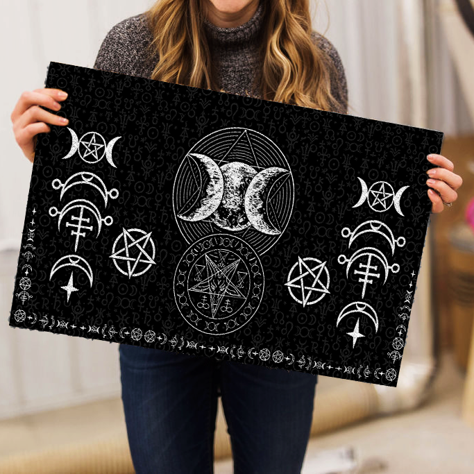Triple Moon Doormat