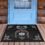 Hail Satan SED-0318 Door Mat