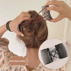 Women's Creative Hair Accessories - Comb Elastic Rope Disc Clip for Fashionable Headwear