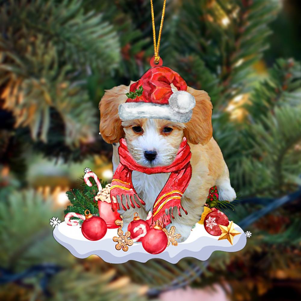 Godmerch- Ornament- Shih-Poo-Better Christmas Hanging Ornament, Happy Christmas Ornament, Car Ornament