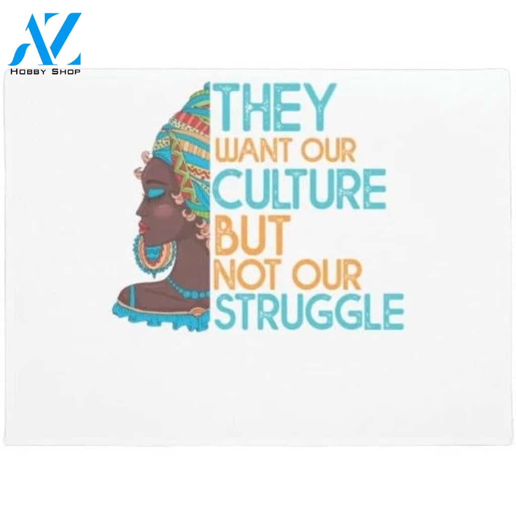 African American Culture but no Struggle Doormat